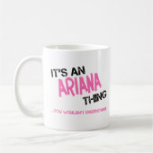 Mug Ariana que tu ne comprendrais pas nom (Gauche)