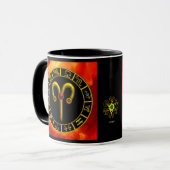 MUG ARIE JEWEL D'ANNIVERSAIRE ZODIAC (Devant gauche)