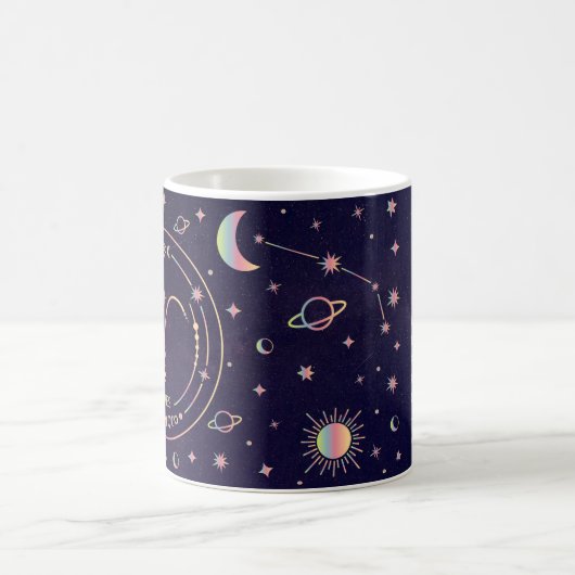 Mug Aries constellation zodiaque amusant faits nutriti (Centre)