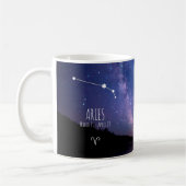 Mug Aries | Constellation Zodiaque personnalisée (Gauche)