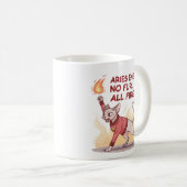 Mug Aries Energy Sphynx Cat No Fur All Fire Art (Devant droit)