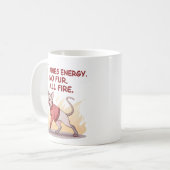 Mug Aries Energy Sphynx Cat No Fur All Fire Art (Devant gauche)