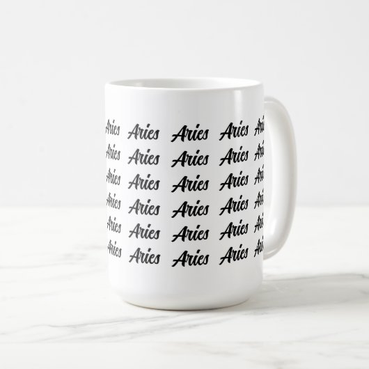 Mug Aries Vibes (Devant droit)