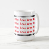 Mug Aries Vibes (Devant droit)