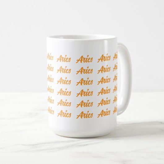 Mug Aries Vibes (Devant droit)