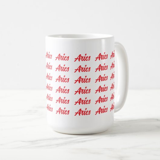 Mug Aries Vibes (Devant droit)