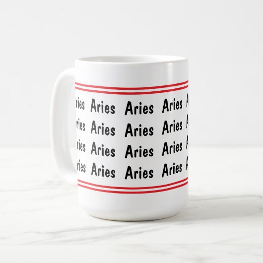 Mug Aries Vibes (Devant gauche)