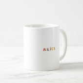 Mug Aries Zodiac Astrologie infantile interne (Devant droit)