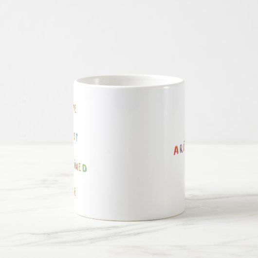 Mug Aries Zodiac Astrologie infantile interne (Centre)