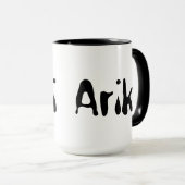 Mug Ariki Maori Nom du mâle, (Devant droit)