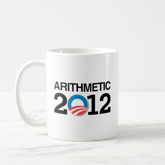 MUG ARITHMÉTIQUE AVEC OBAMA - .PNG (Gauche)