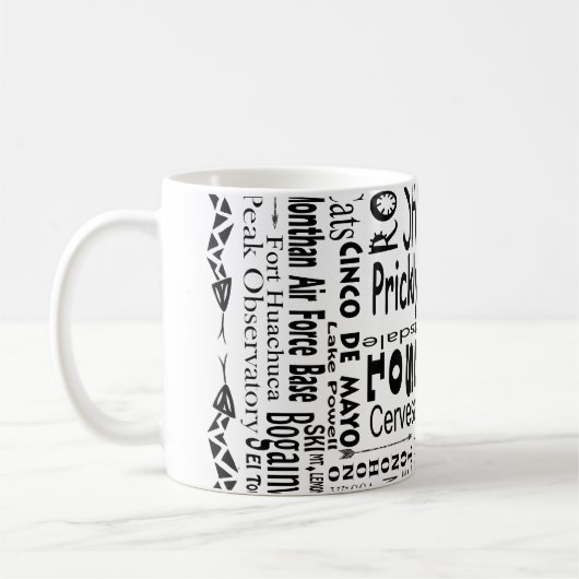 Mug Arizona Buzz Mots (Gauche)