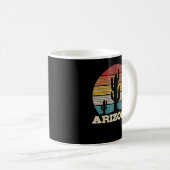 Mug Arizona Cactus Vintage Retro Desert Souvenir Cadea (Devant droit)