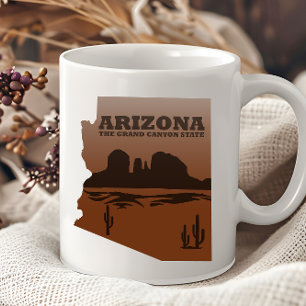 Mug Arizona carte Grand Canyon paysage