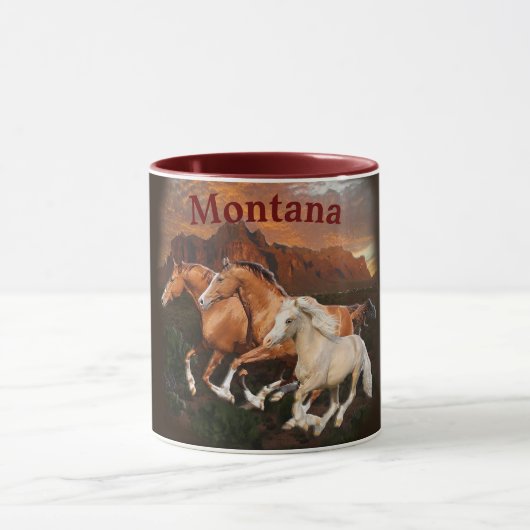 Mug Arizona Chevaux sauvages (Centre)