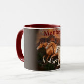 Mug Arizona Chevaux sauvages (Devant gauche)