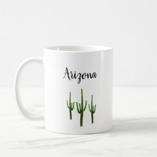 Mug Arizona Désert Saguaro Cactus Typographie