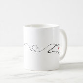 Mug Arizona en Caroline du Nord - Heart2Heart Coffee M (Devant droit)