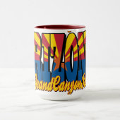 Mug Arizona Grand Canyon State Tiled Across (Centre)