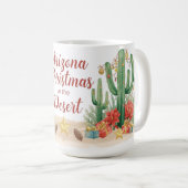 Mug Arizona Noël dans le désert  (Devant droit)