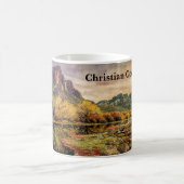 Mug Arizona River Sonoran Desert Mountains Art numériq (Centre)