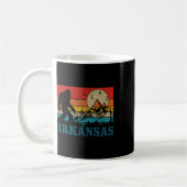 Mug Arkansas Bigfoot Vintage Mountains Hiking Camping  (Gauche)