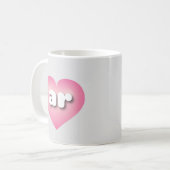 Mug Arkansas coeur fondu rose - I love ar (Devant gauche)