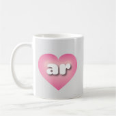 Mug Arkansas coeur fondu rose - I love ar (Gauche)