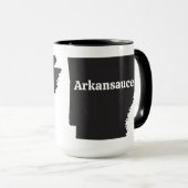 Mug Arkansauce (Devant droit)