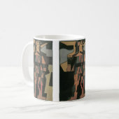 Mug Arlequin de Juan Gris, Cubisme Vintage Art (Devant gauche)