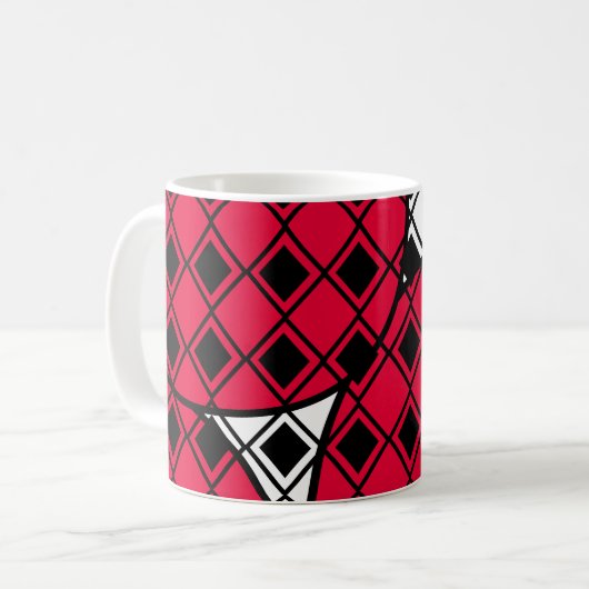 Mug Arlequin en Blob Rose (Devant gauche)