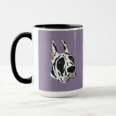 Mug Arlequin Great Dane (Gauche)