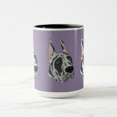 Mug Arlequin Great Dane (Centre)