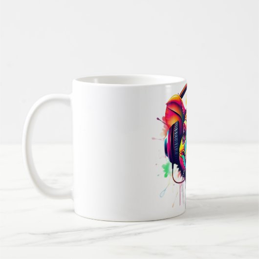 Mug Armadillo Beats : Vibes rétro (Gauche)