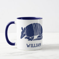 Armadillo bleu marine personnalisé