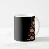 Mug Armadillo Christmas Ornament Tree Funny Zookeeper  (Devant droit)