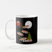 Mug Armadillo Santa Sleigh Flying Funny Magical Christ (Gauche)