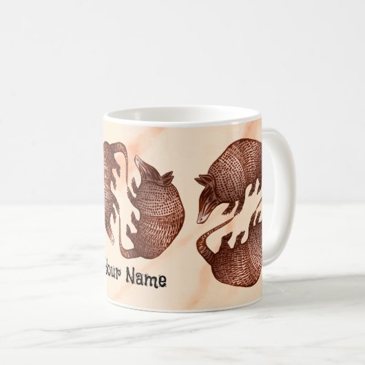 Mug Armadillo Yin Yang (Devant droit)