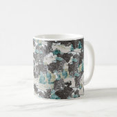 Mug Armature de texture sans couture, peinture, (Devant droit)