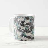 Mug Armature de texture sans couture, peinture, (Devant gauche)