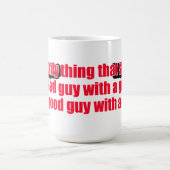 Mug Arme à feu de bon garçon (Centre)