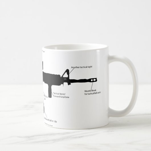Mug Arme à feu M15ak57 (Droite)