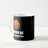Mug Arme de basket-ball de réduction du stress (Devant gauche)