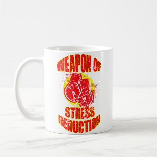 Mug Arme de réduction du stress et gants de boxe Boxer (Gauche)
