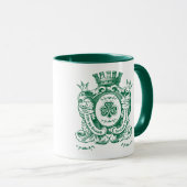 Mug Arme shamrock Crest St.Patrick's Day (Devant droit)