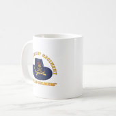 Mug Armée - 10e régiment de cavalerie avec Casquette C (Devant gauche)