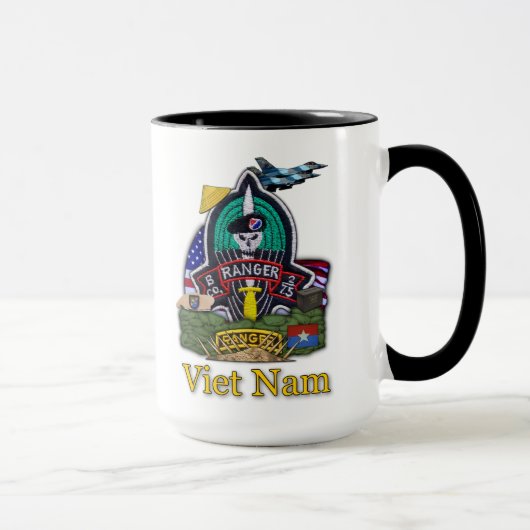 Mug armée 75ème ranger aéroporté vétérans vietnam vété (Droite)