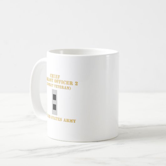 Mug Armée - Adjudant-chef 2 - CW02 - Appartement - Com (Devant gauche)