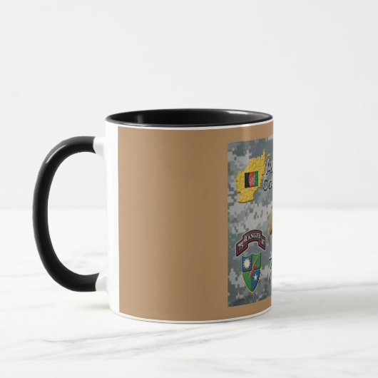 Mug Armée afghane de combat 75e régiment de Rangers (Gauche)