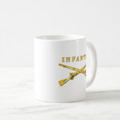 Mug Armée - Br d'infanterie - Fusils croisés (Devant droit)